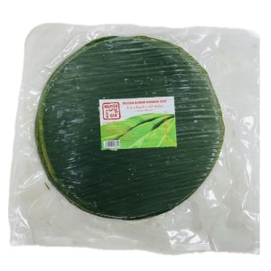 FRZ. ROUND BANANA LEAF - 28CM