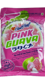 Pink guava candy, high in Vitamin C.