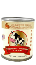 Asian Boy Brand sweetened condensed creamer.