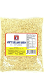 Bag of white sesame seeds, 7 oz.