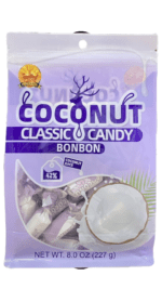 Coconut classic candy bonbons, 8 oz.