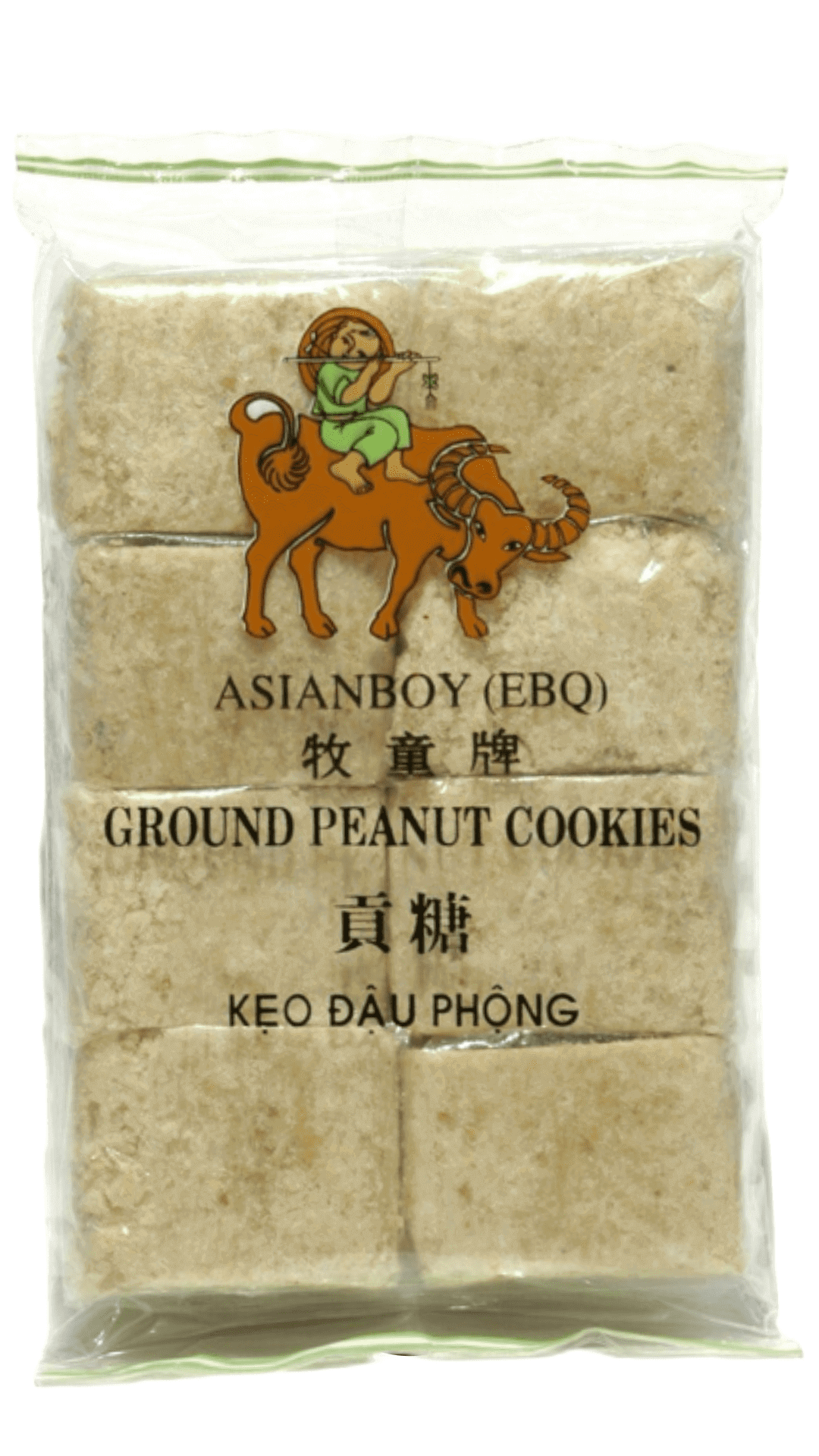 Bag of ground peanut cookies.