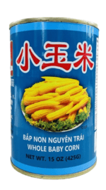 Canned whole baby corn, 15 oz.