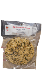 Scallion rice cracker, Vietnamese snack.