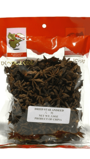 Dried star anise from China. 3.5 oz.