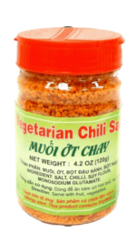 Vegetarian chili seasoning in jar.