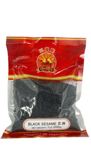 Package of black sesame seeds, 7oz.