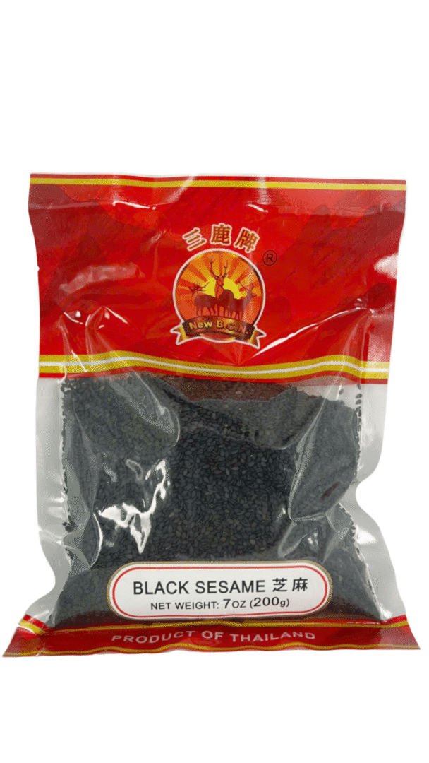 Package of black sesame seeds, 7oz.