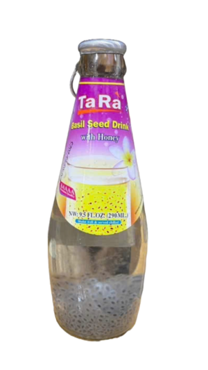 TaRa basil seed drink with honey.