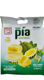 Vegetarian durian pia cakes, 4 packs.