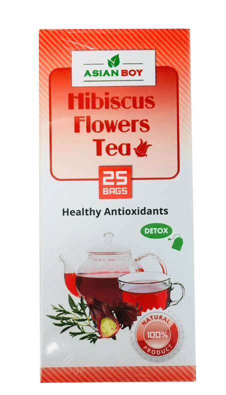 Asian Boy Hibiscus Flowers Tea, 25 bags.