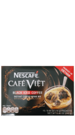Nescaf Caf Vit black iced coffee mix.