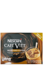 Nescaf Cafe Viet milky iced coffee mix.