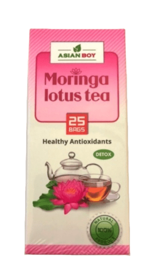 Asian Boy Moringa lotus tea, 25 bags.