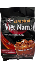 Vietnamese instant iced coffee mix.