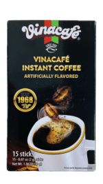 Vinacafe instant coffee, 15 sticks.
