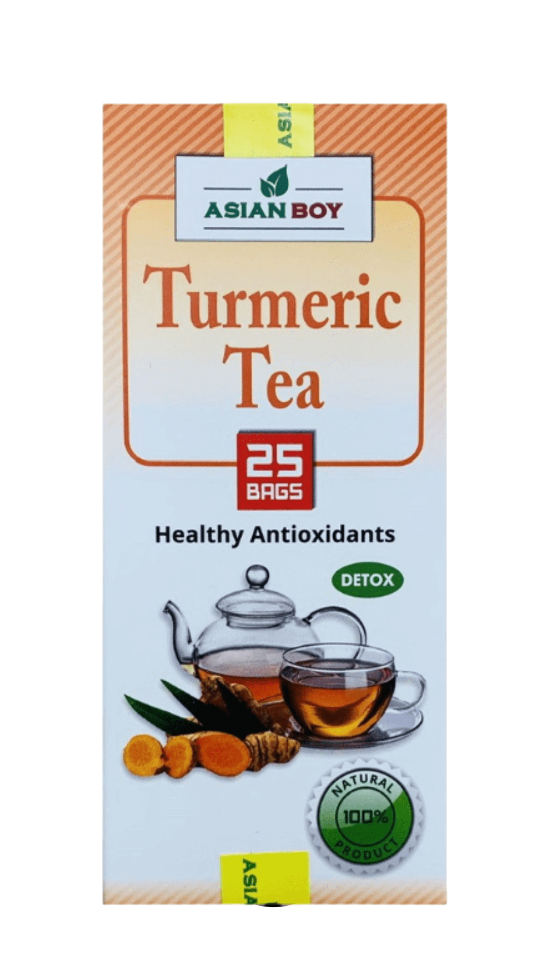 Asian Boy Turmeric Tea, 25 bags.