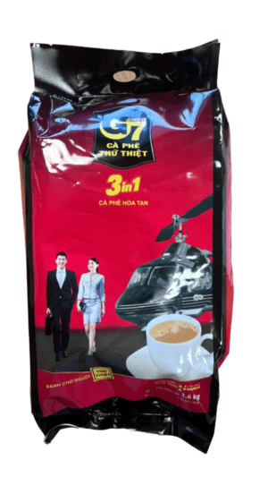 G7 3-in-1 instant coffee, 1.6kg bag.