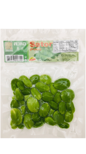 Sator (Petai) beans, 3.5 oz package.