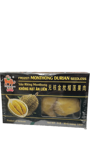 Frozen seedless Monthong durian, 14 oz.