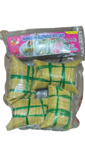Frozen mungbean glutinous rice cakes.