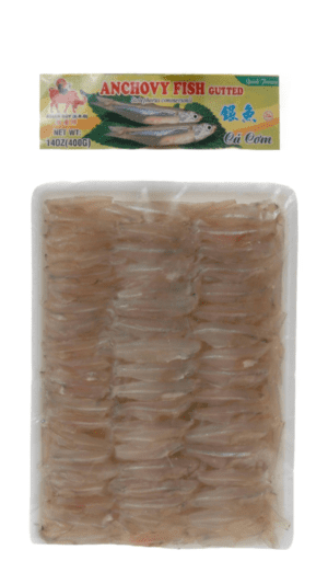 Gutted anchovy fish, 14oz (400g) pack.
