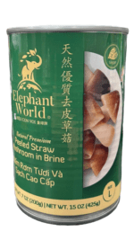 Elephant World canned straw mushrooms.