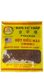 Annato seeds, 2 oz, curry grains.
