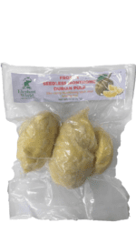Frozen seedless Monthong durian pulp.