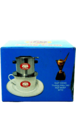 Vietnamese coffee filter with cup.