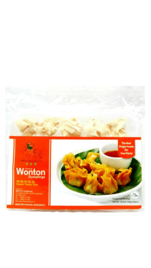 Fried wonton dumplings; 20 pieces.
