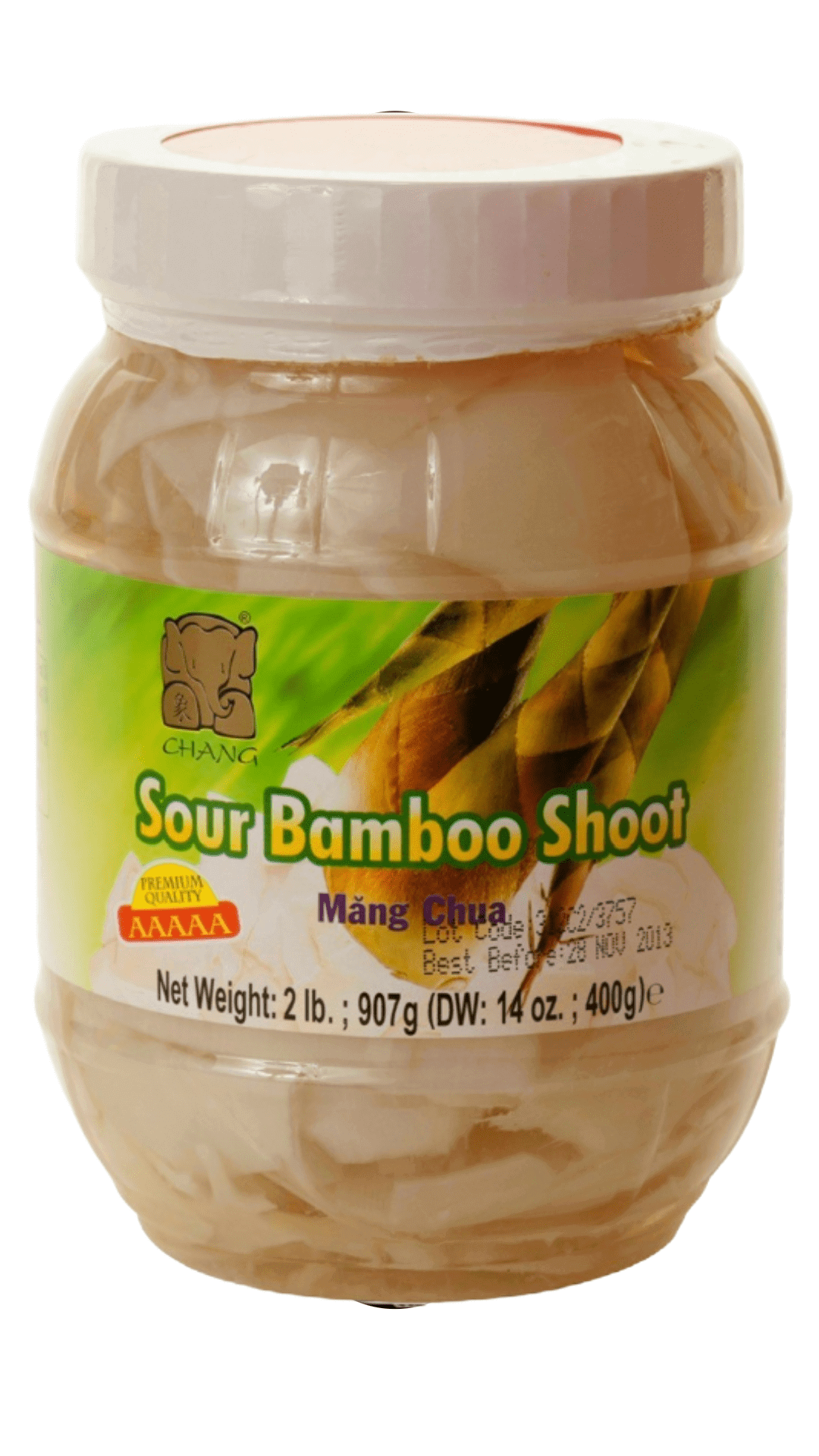 Jar of Chang sour bamboo shoots.