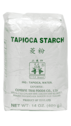Tapioca starch, 14 oz, Thailand.