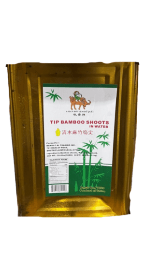 Bamboo shoots in water, 18kg can.