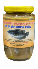 Boneless gouramy fish in brine, 15 oz.