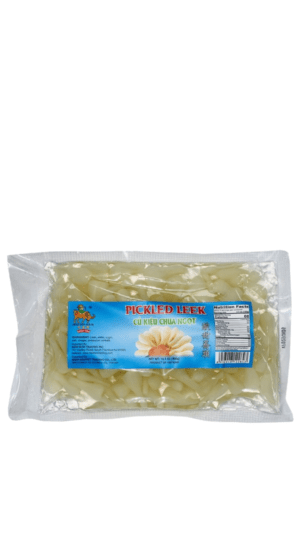 Bag of pickled leeks from Vietnam.
