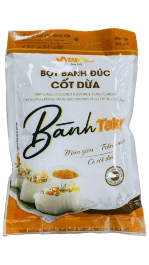 Coconut plain rice flan powder mix.