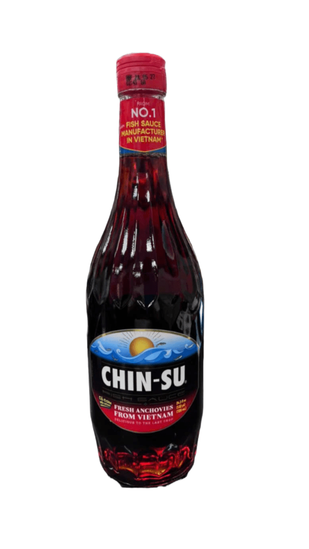 Chin-Su fish sauce bottle, Vietnamese product.