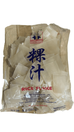 Package of rice flake noodles.