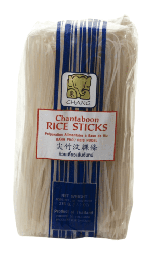 Package of Chantaboon rice sticks noodles.