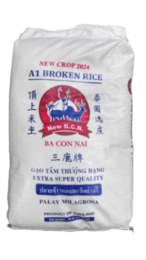 Thai A1 broken rice, 2024 crop.