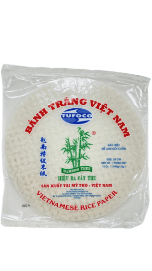Vietnamese rice paper in package.