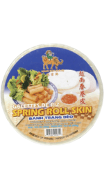Spring roll skins, rice flour wrapper.