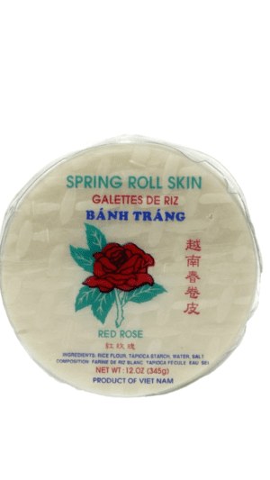 Red Rose spring roll skins, 12 oz.