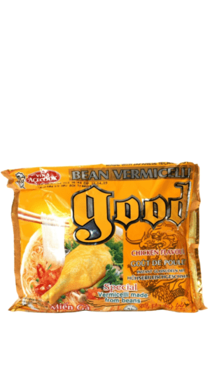 Bean vermicelli chicken flavor noodle package.