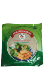 Rice paper for spring rolls.