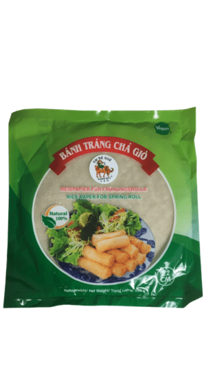 Rice paper for spring rolls.