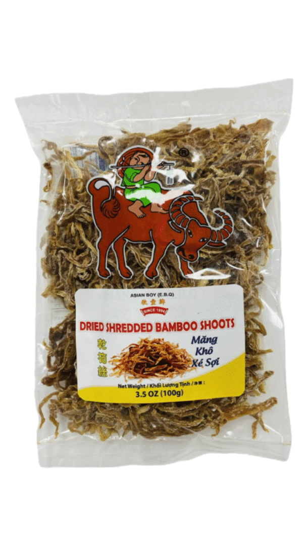 Dried shredded bamboo shoots package.