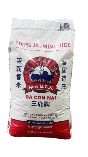 Bag of Ba Con Nai Jasmine Rice.