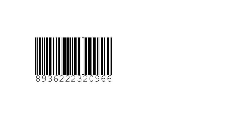 Barcode displaying 8936222320966